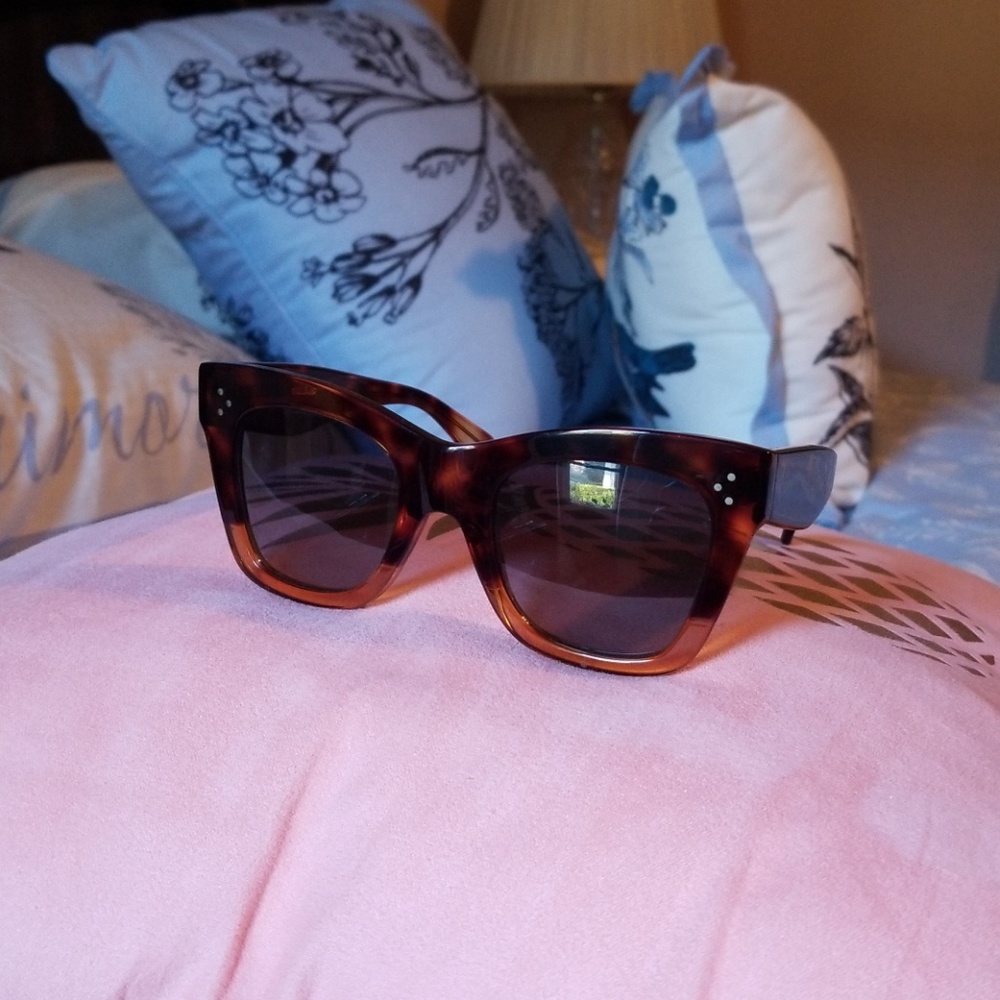 Celine Two-tone Gradient Cat-eye Sunglasses